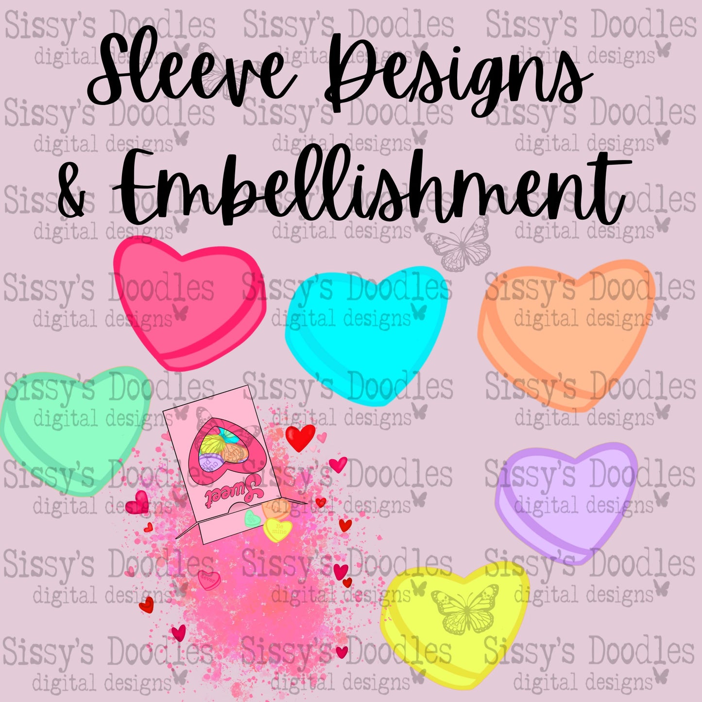 Sweetheart ONLY style plural and singular options & sleeve designs!
