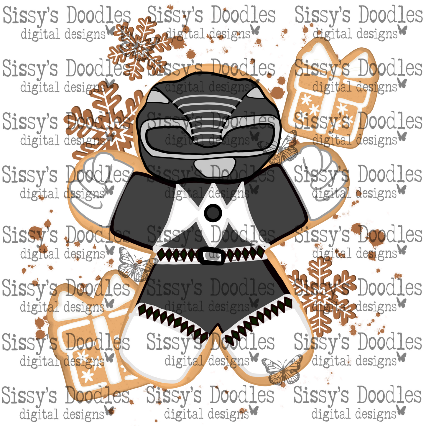 Gingerbread Power Rangers