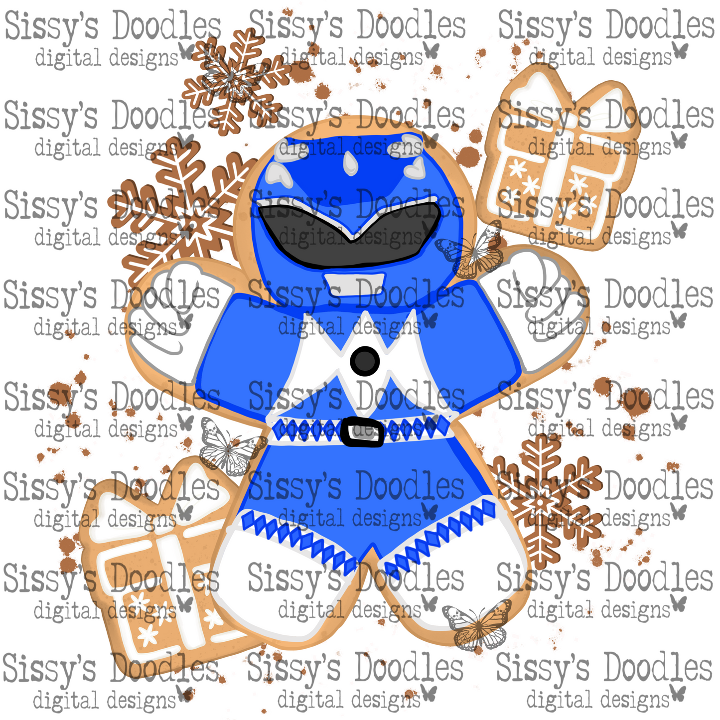 Gingerbread Power Rangers