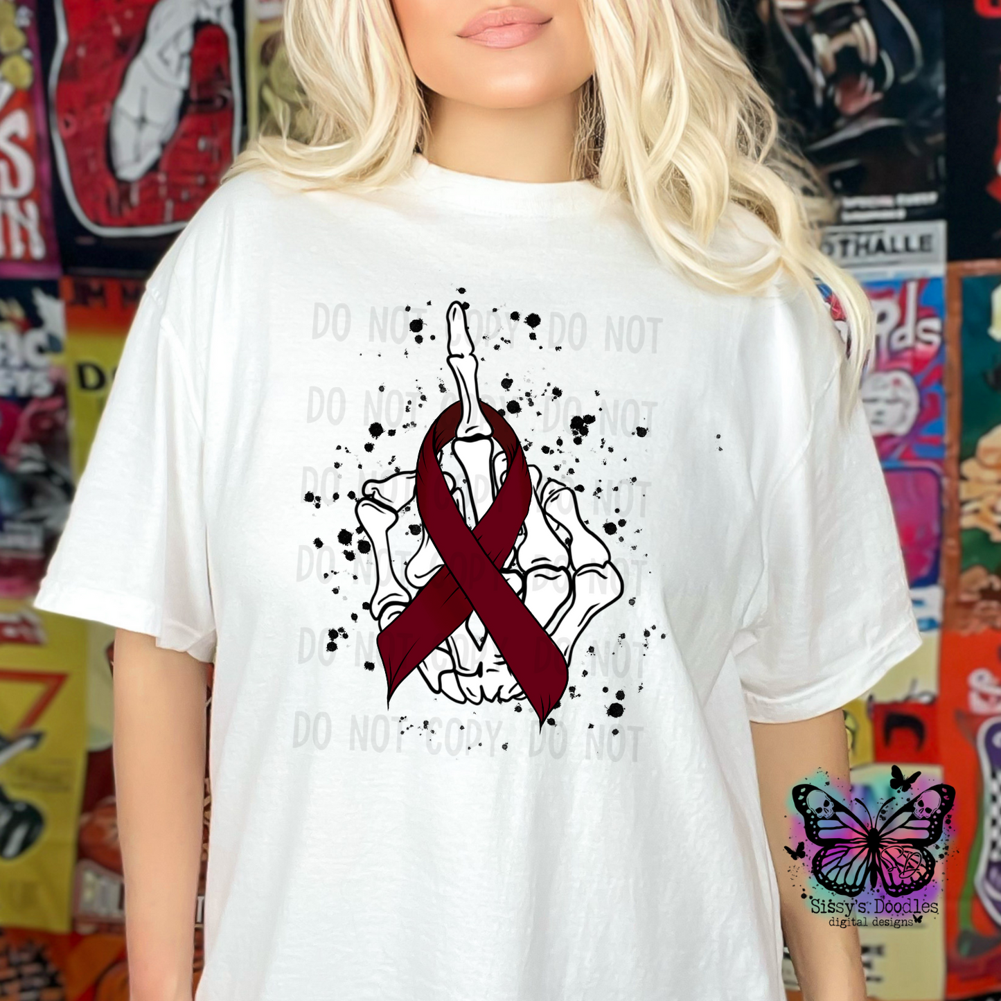 Fuck Cancer Ribbon Bundle PNG Download