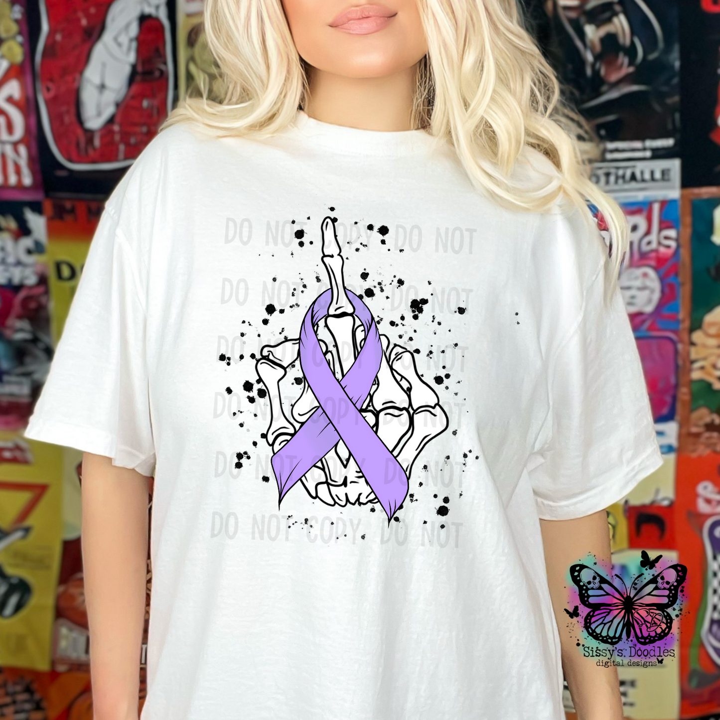 Fuck Cancer Ribbon Bundle PNG Download