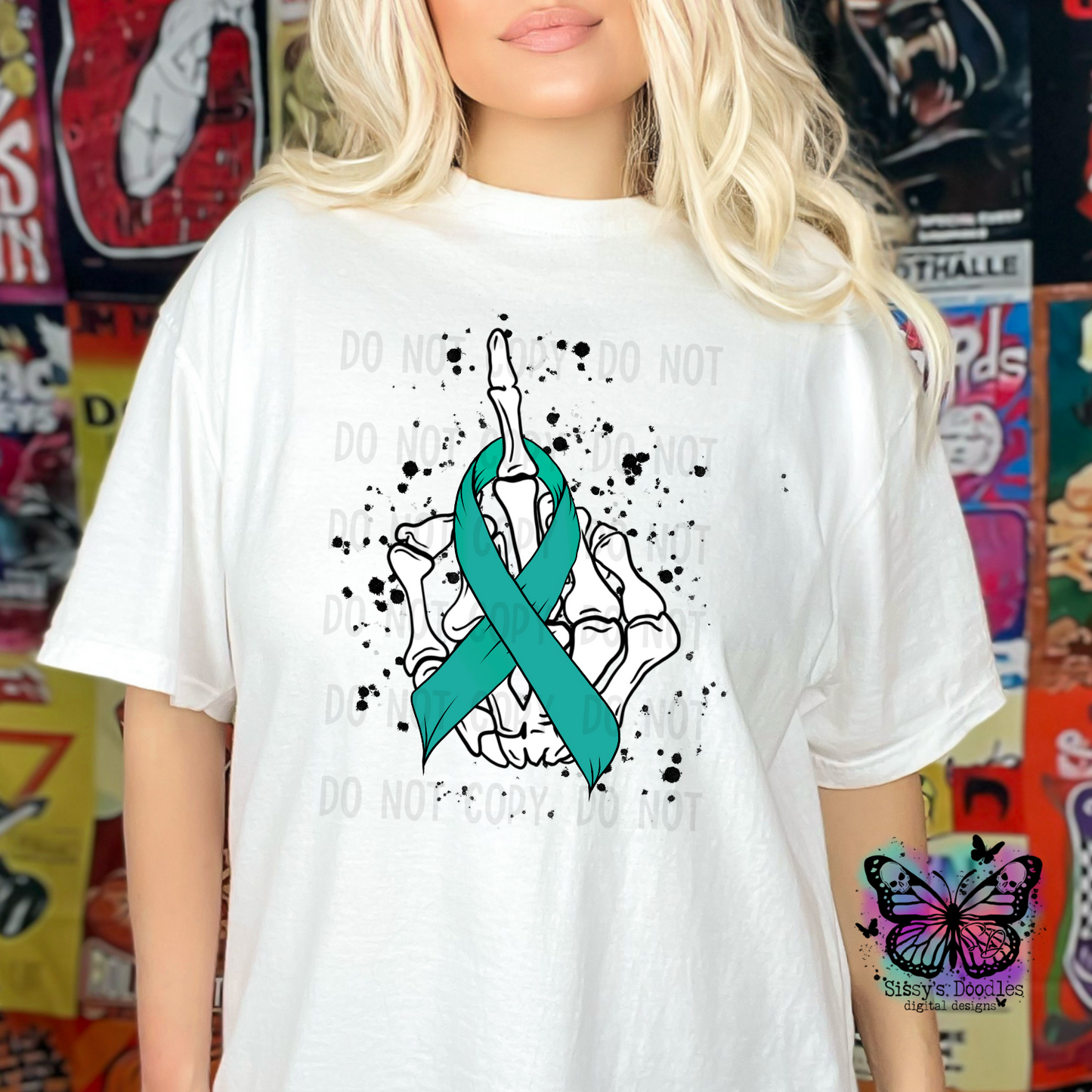 Fuck Cancer Ribbon Bundle PNG Download