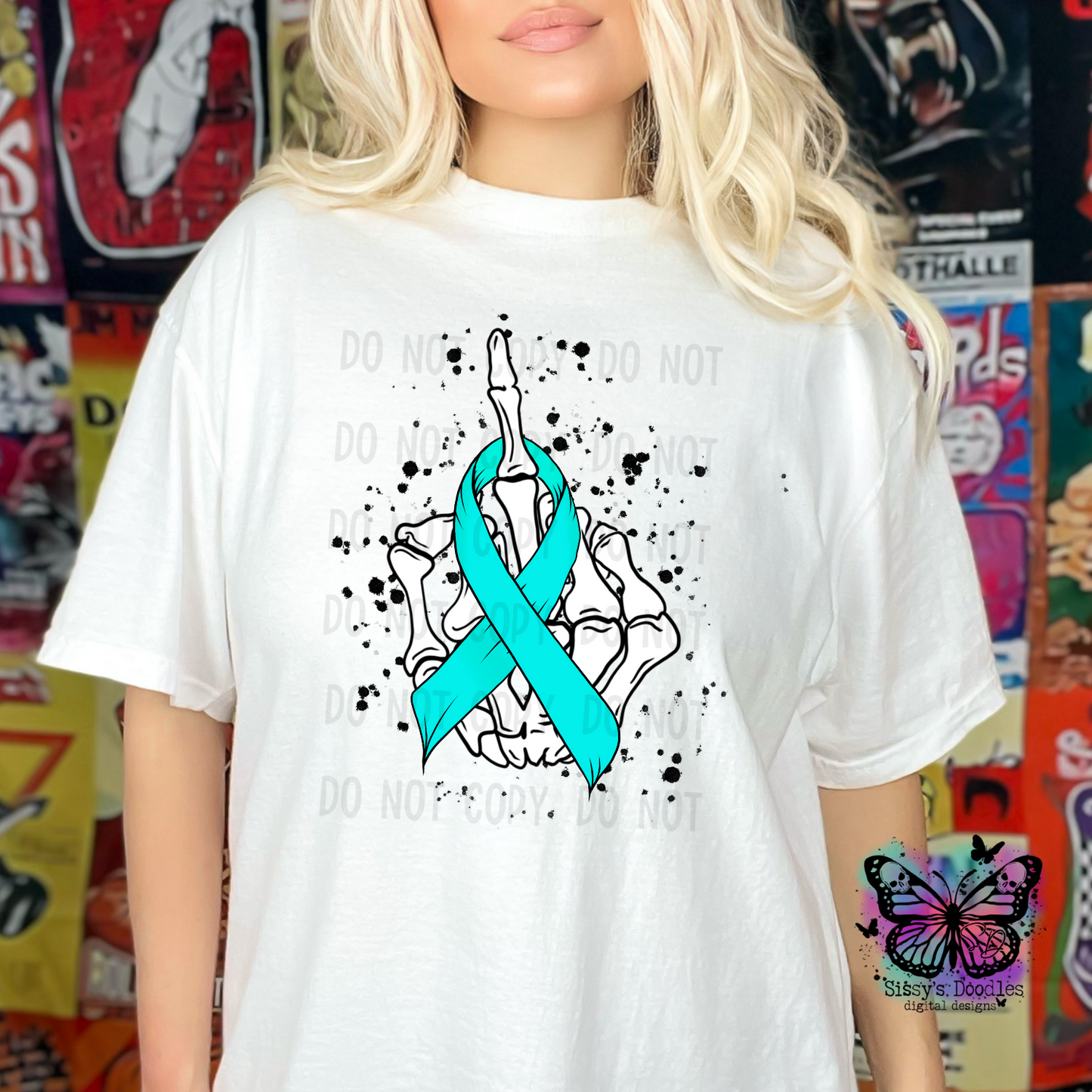 Fuck Cancer Ribbon Bundle PNG Download