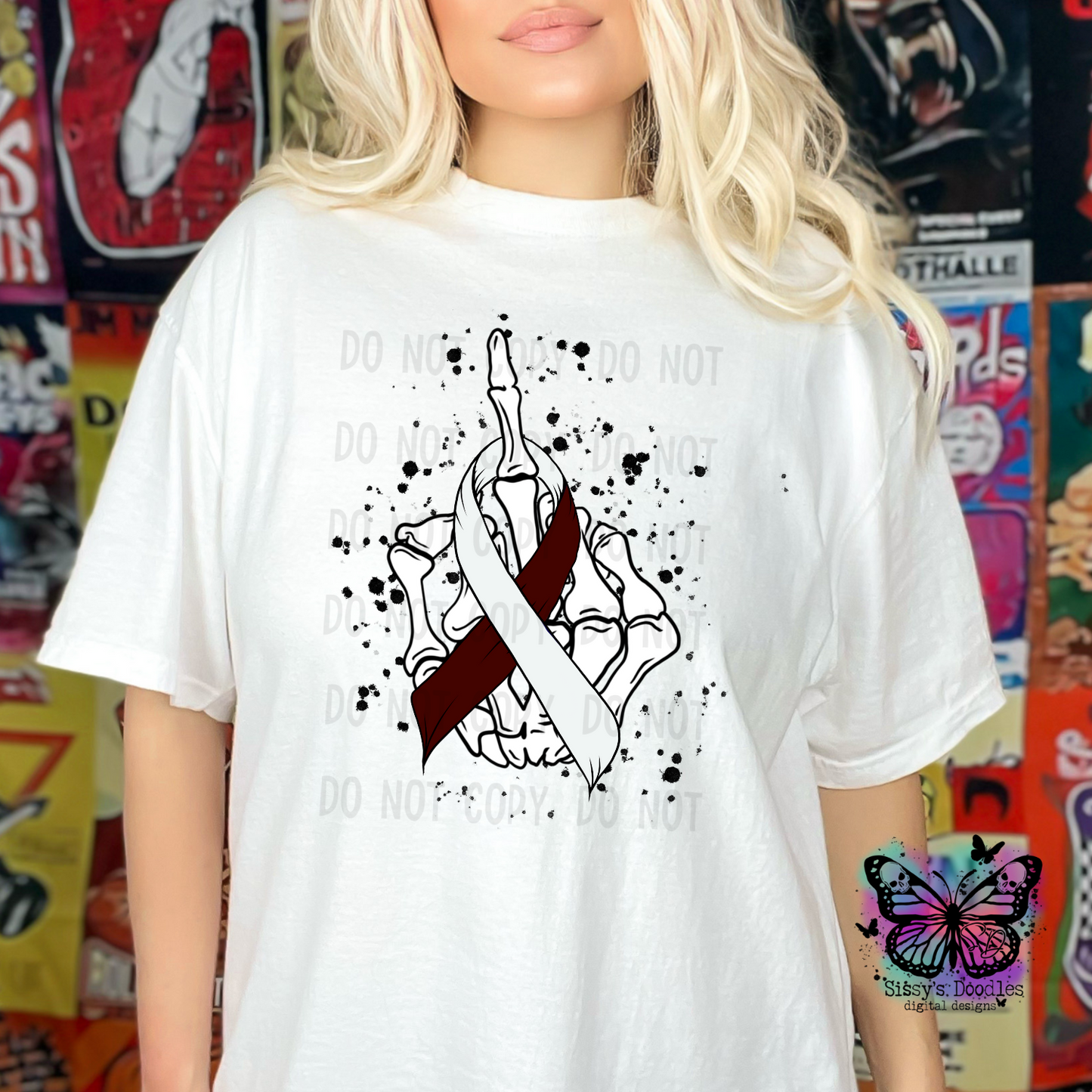 Fuck Cancer Ribbon Bundle PNG Download