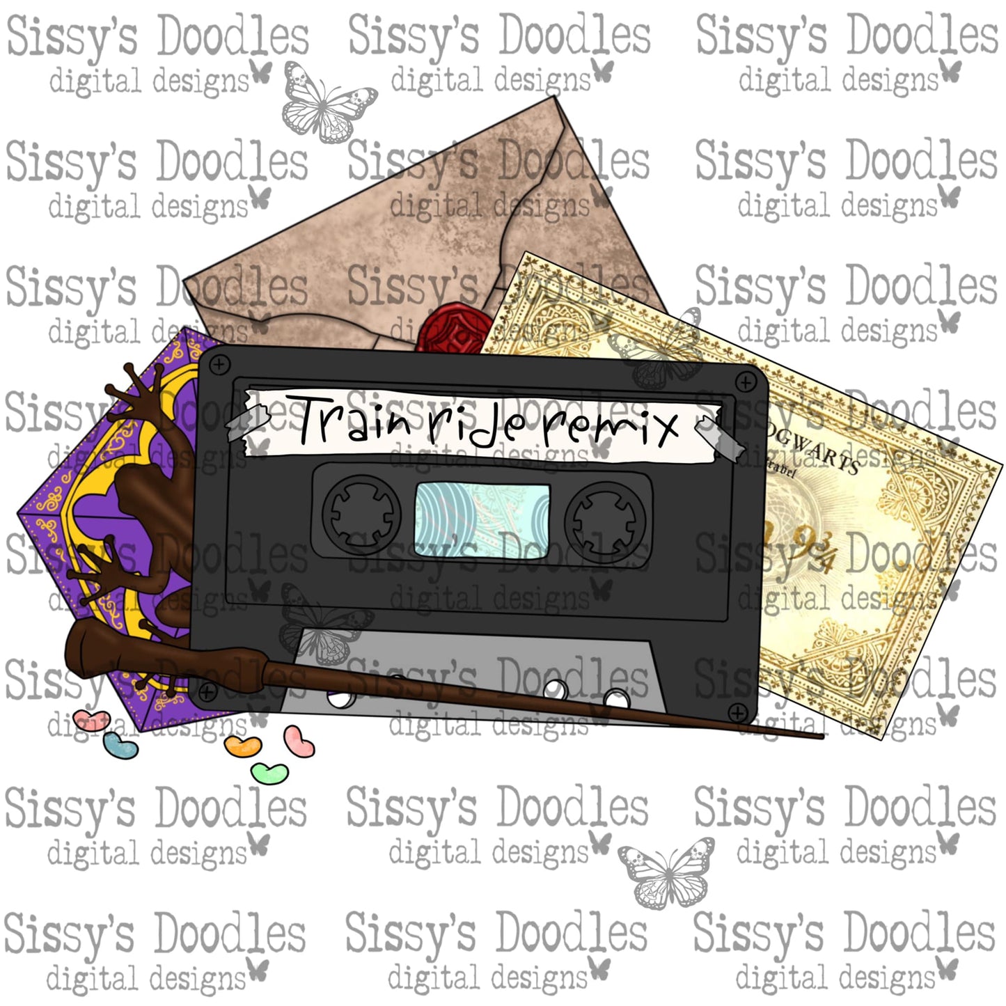 Train Ride Remix PNG Download