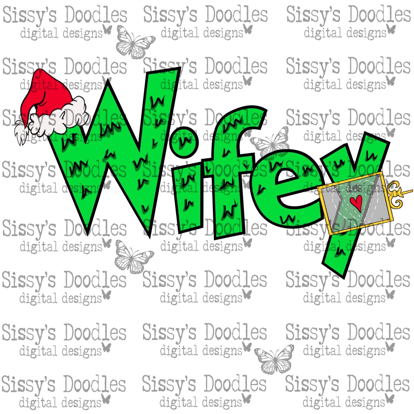 Green Wifey PNG Download