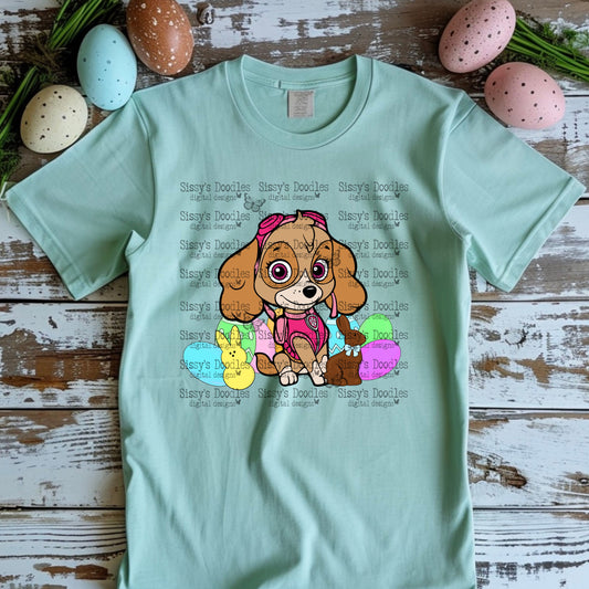 Easter Dog Character