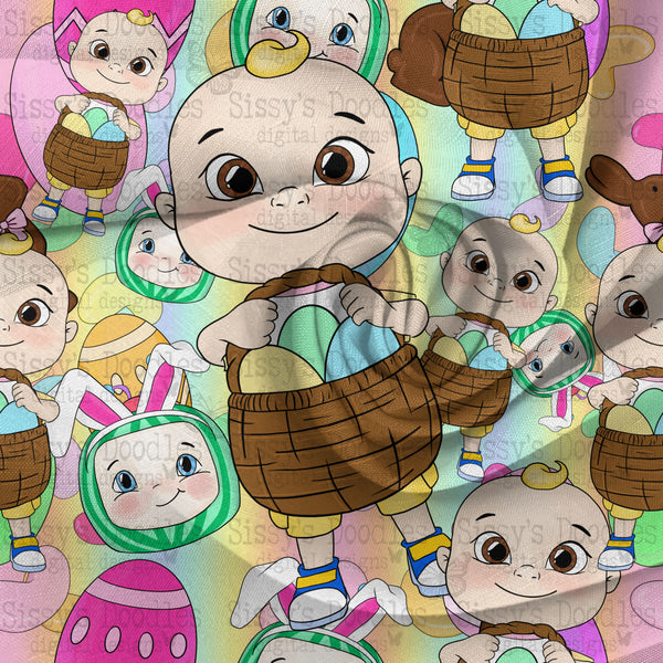 Easter Baby Character Seamless