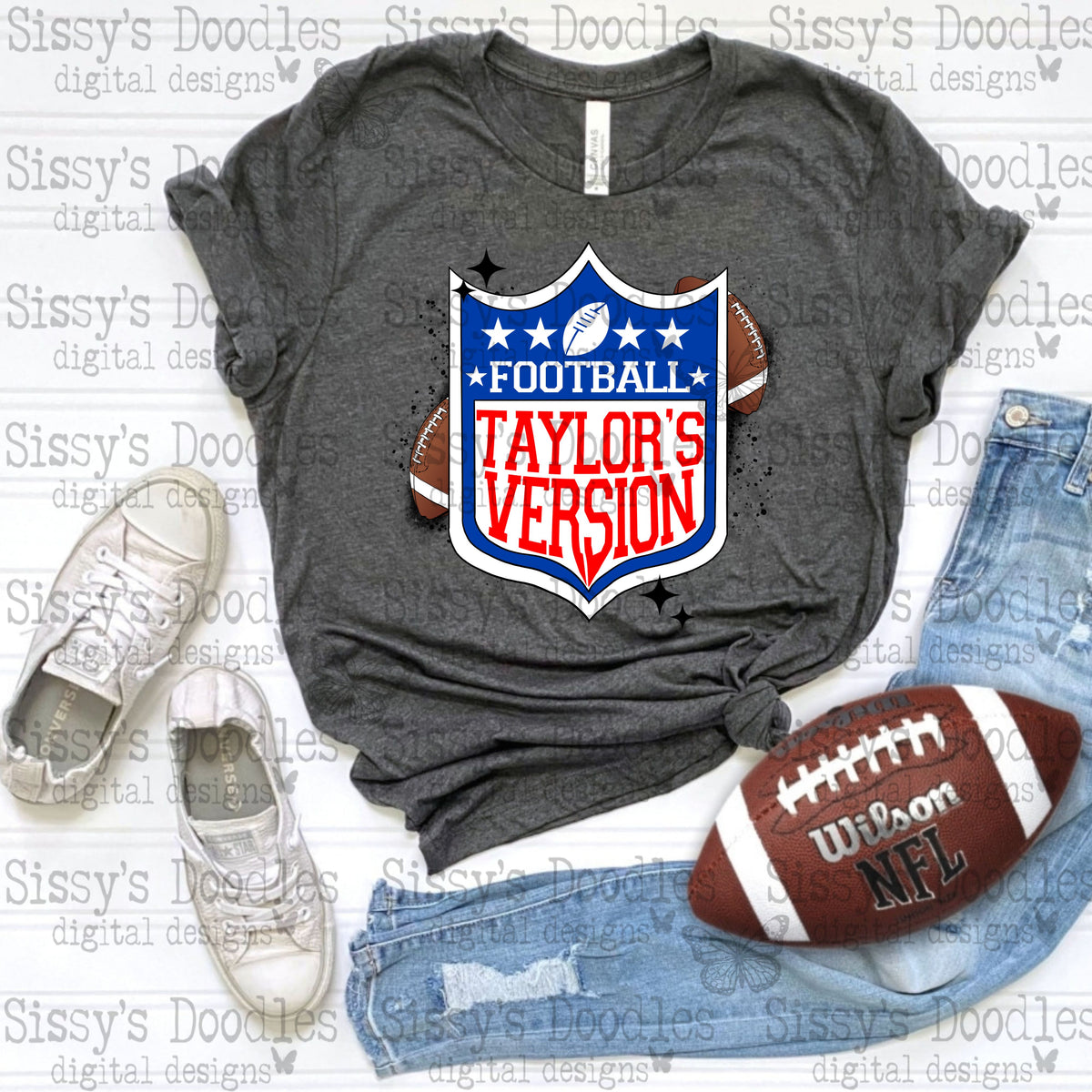 Football Tays Version – Sissy’s Doodles