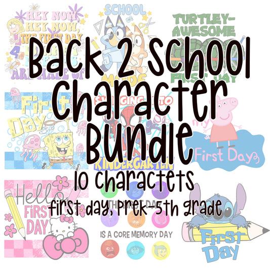 Back To School Character Bundle