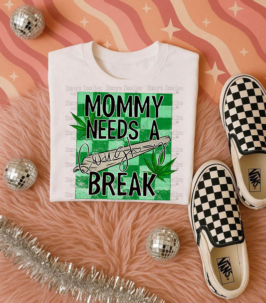 Mommy needs a coughy break PNG