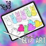 Easter Clipart - Full Bundle - Includes Color Palette!