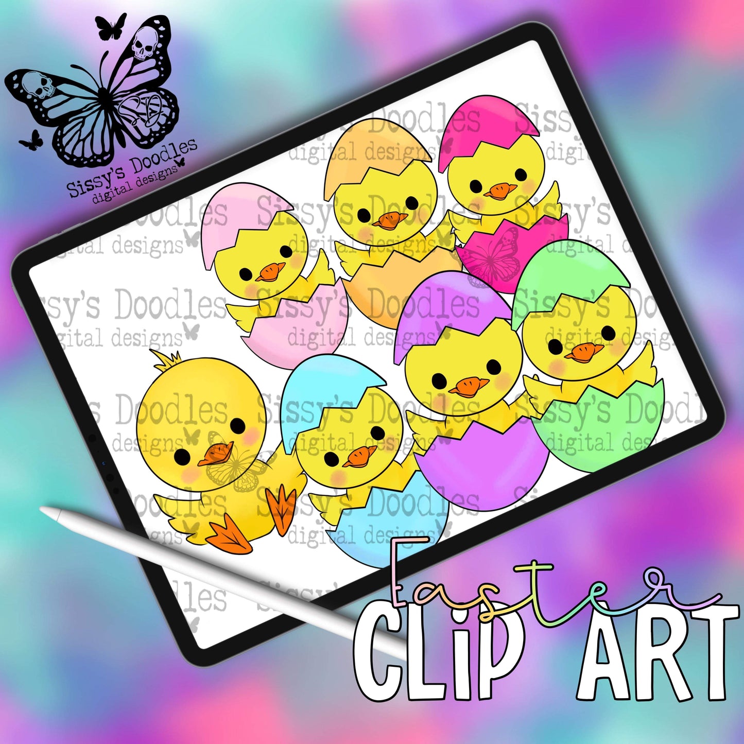 Easter Chicks Clipart