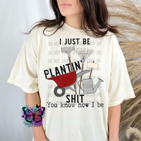 I just be plantin' shit PNG Download
