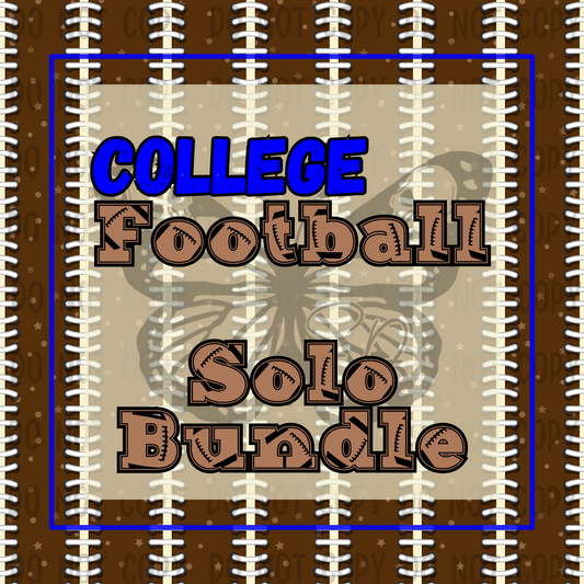 Man I Feel Like a COLLEGE Football Fan Solo Bundle