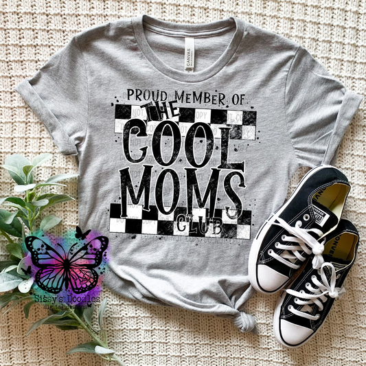 Proud Member of the Cool Moms Club PNG Download