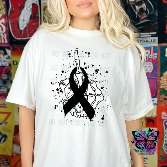 Fuck Cancer Black Ribbon PNG Download