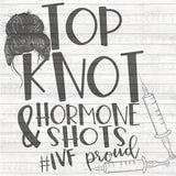 Top knots and IVF shots PNG Download
