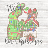 I'll be Home for Christmas PNG Download