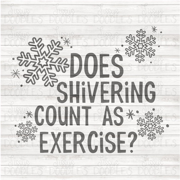 Does Shivering Count as Exercise? PNG Download