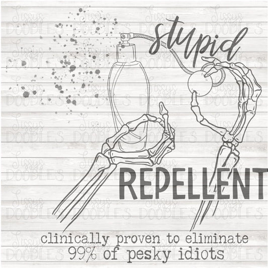 Stupid Repellent PNG Download