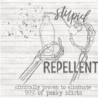 Stupid Repellent PNG Download