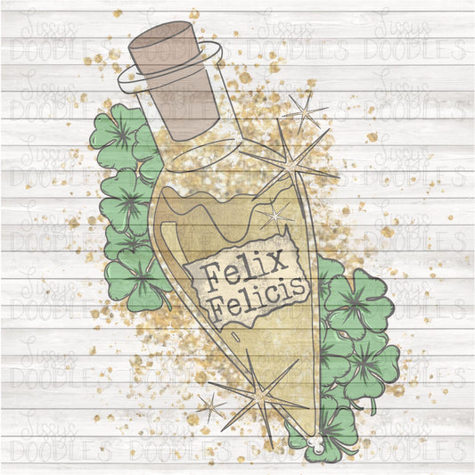 Liquid Luck Floral PNG download