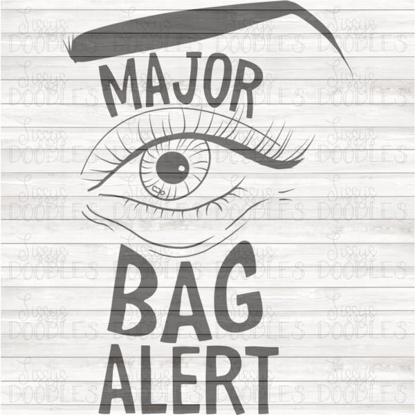 Major Bag Alert PNG Download SINGLE COLOR