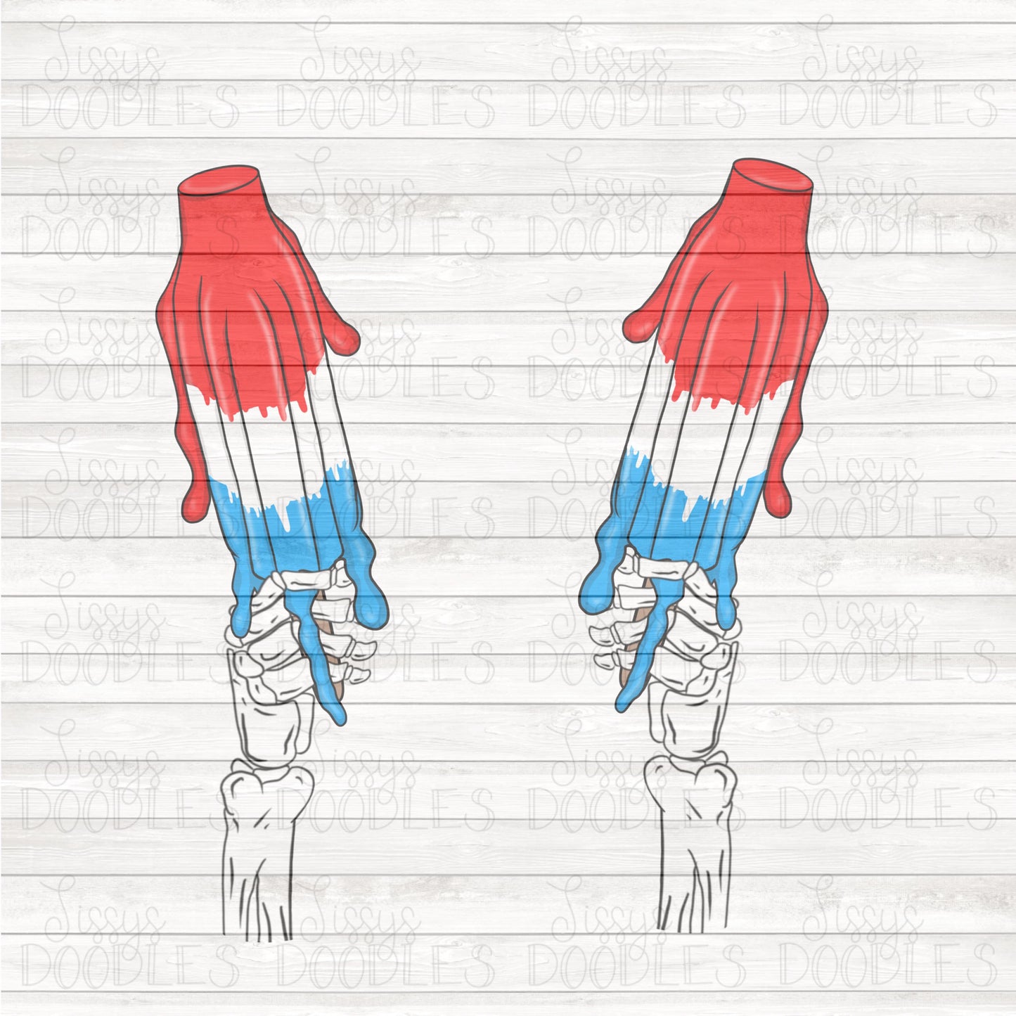 Popsicle Skellie Hands PNG Download