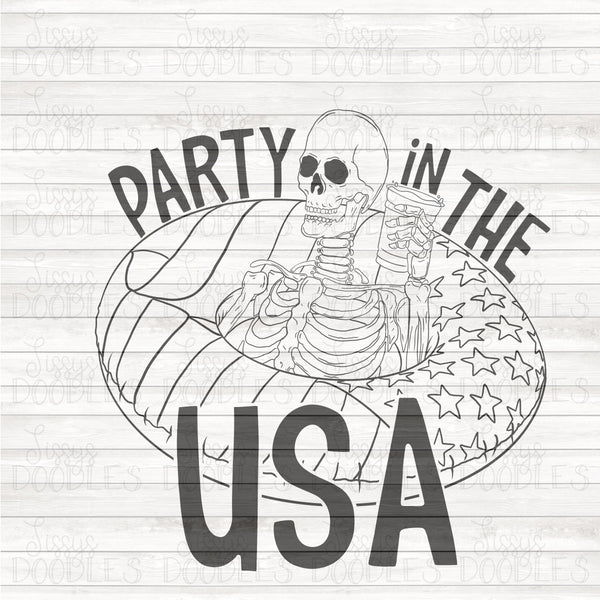 Party in the USA PNG Download SINGLE COLOR