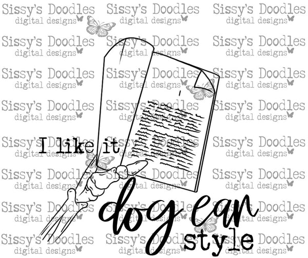 I like it dog ear style PNG Download