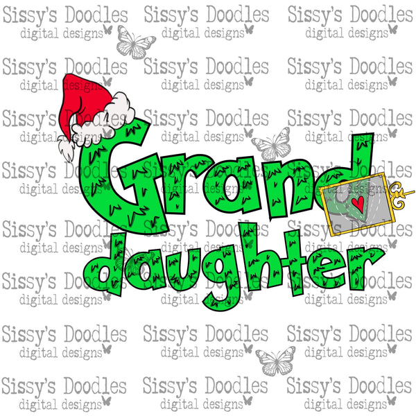 Green Granddaughter PNG Download