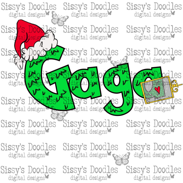 Green Gaga PNG Download