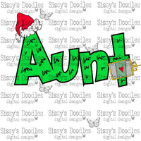 Green Aunt PNG Download