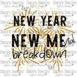 New Year New Me-ntal Breakdown PNG Download