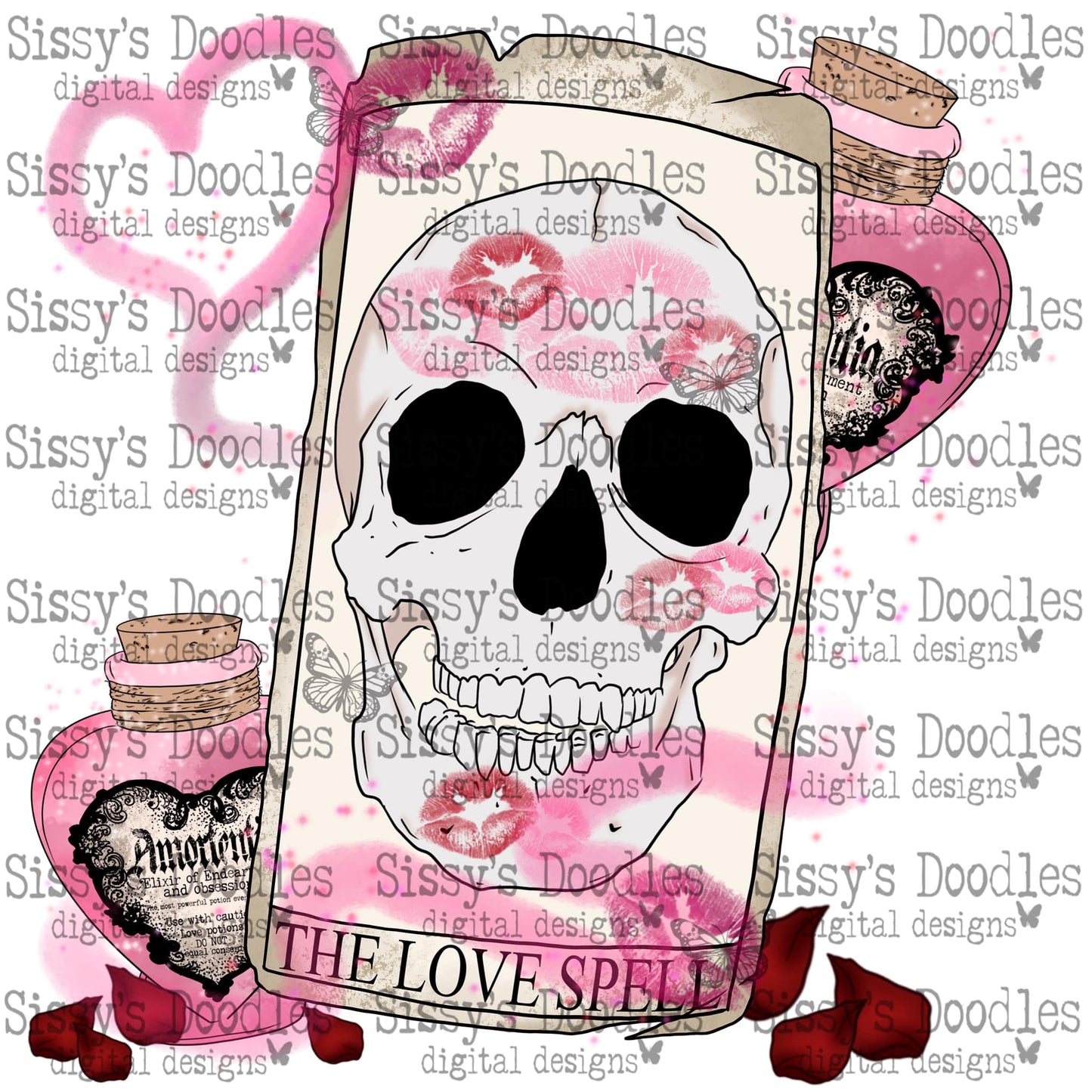 The Love Spell Tarot PNG Download