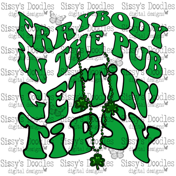 Errybody in the pub gettin' tipsy PNG Download