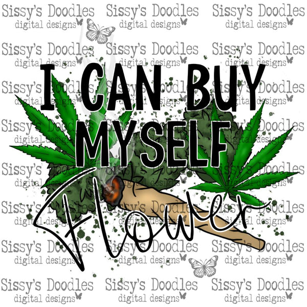 I can buy myself flower PNG Download