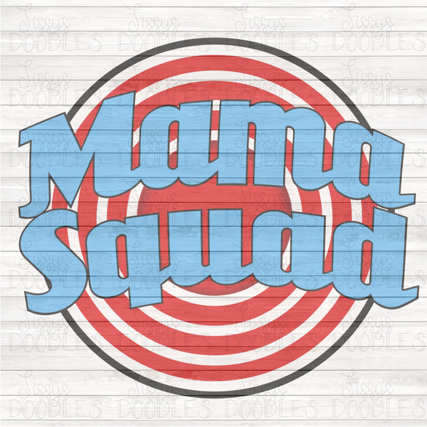 Mama Squad PNG Download