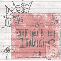 WIll you be my Valentine? PNG Download