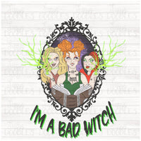 I’m a Bad Witch PNG Download
