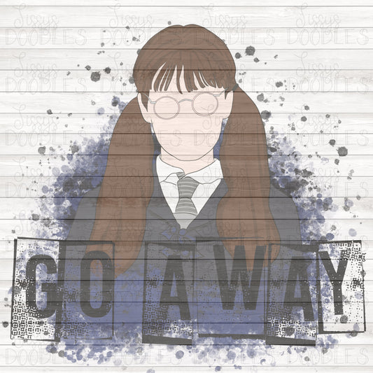 Moaning Myrtle Go Away PNG Download