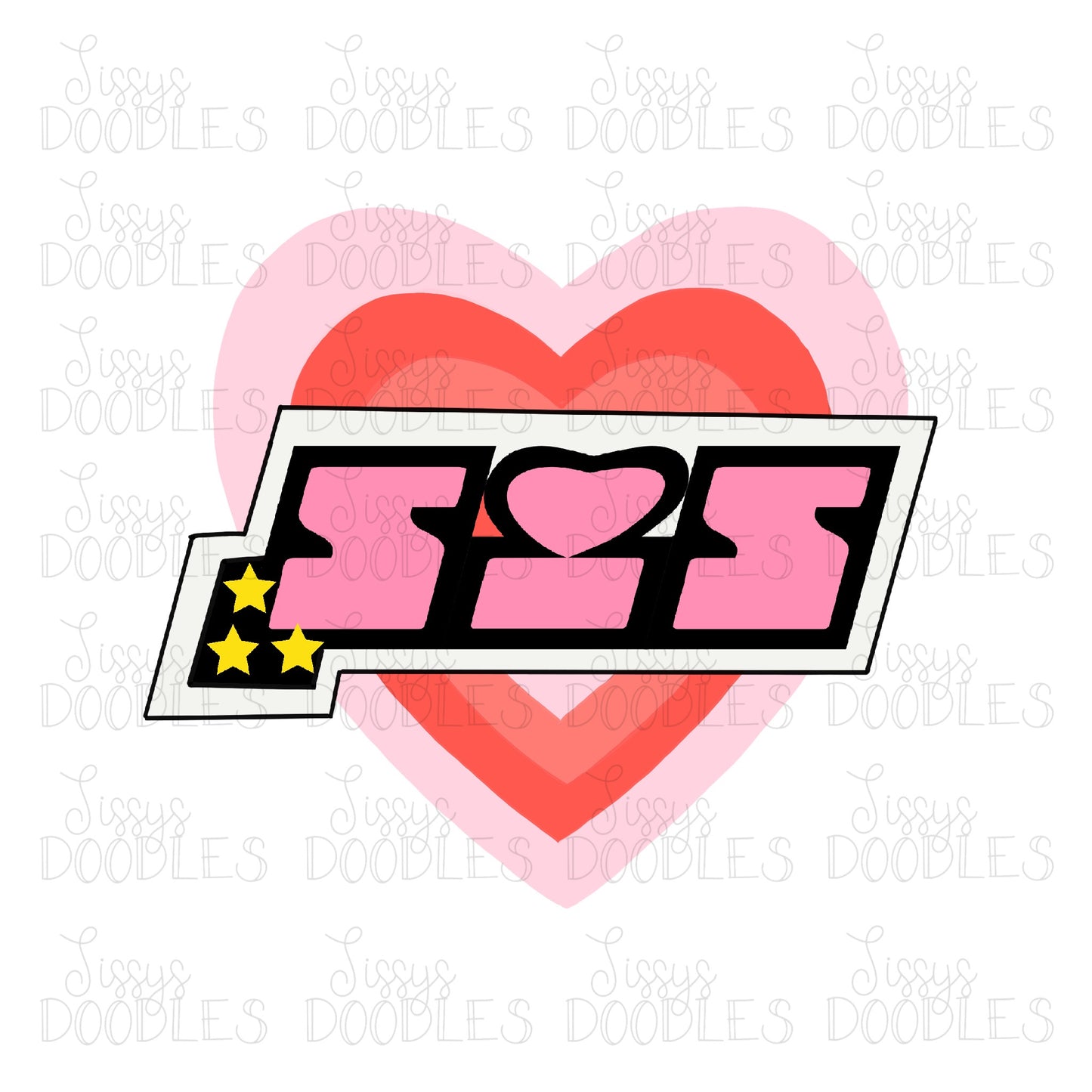 Powerpuff Girls Inspired Sis PNG Download