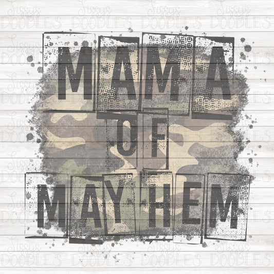 Mama of Mayhem Camo PNG Download