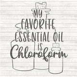My favorite essential oil is Chloroform PNG Download