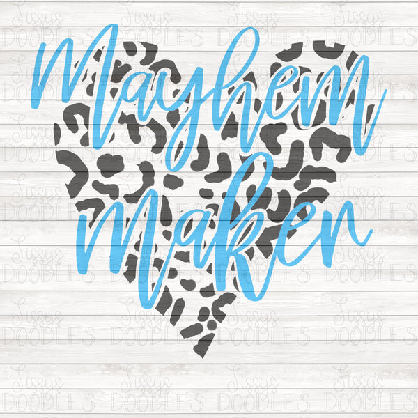 Mayhem Maker Blue PNG Download