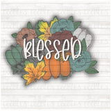 Blessed fall floral PNG Download