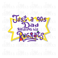 Just a 90s Dad Raising His Rugrats PNG Download