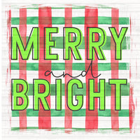 Merry and Bright PNG Download