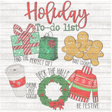 Holiday to-do list PNG DOWNLOAD